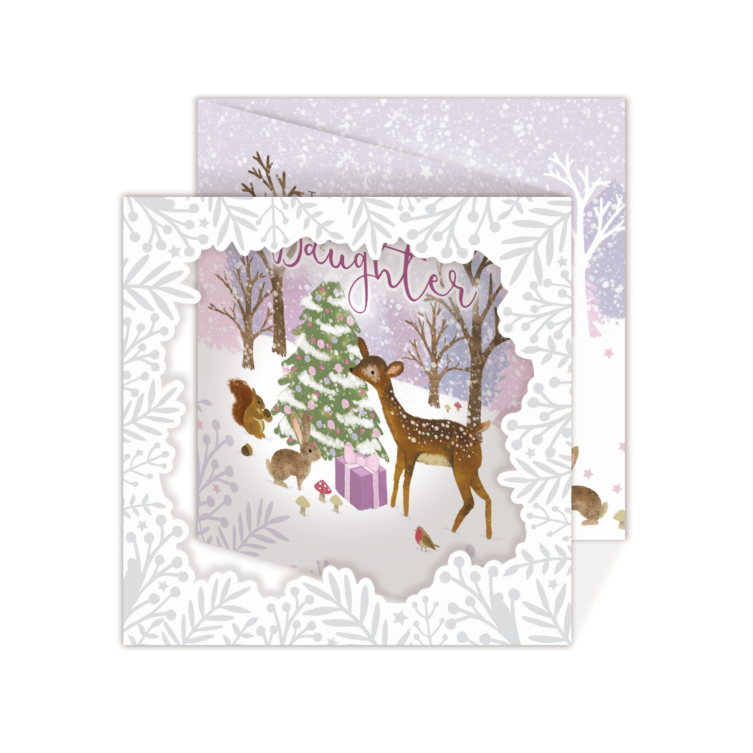 otter-house-christmas-daughter-deer-weihnachtskarte-tochter image 1