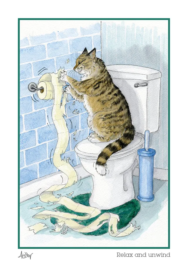 otter-house-alison-s-animals-gru-karte-relax-and-unwind-katze image 1