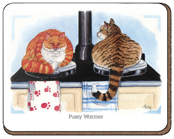 otter-house-alison-s-animals-untersetzer-katze-pussy-warmer image 1
