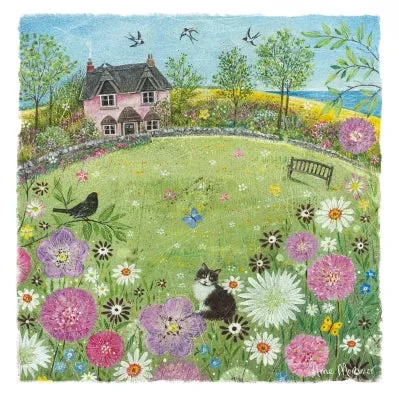 otter-house-the-pink-cottage-country-lanes-karte-blanko image 1