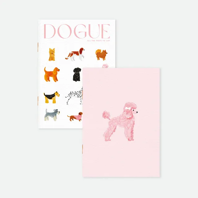 all-the-ways-to-say-duo-dogue-notizbuch-a6-2er-set-blanko image 1
