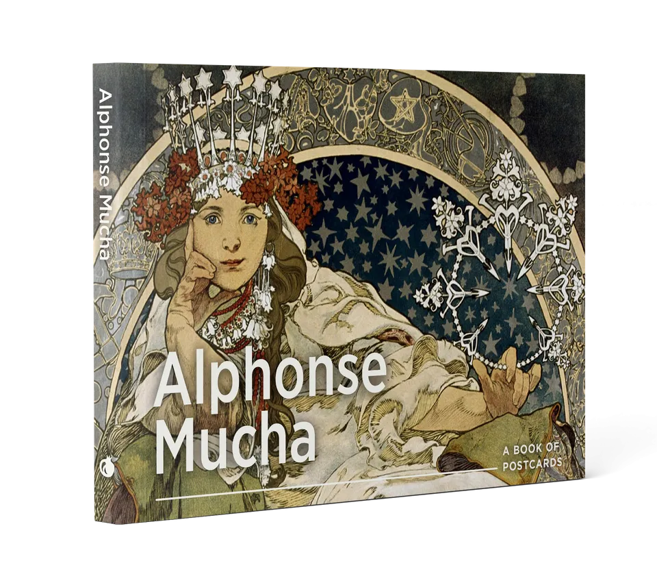 pomegranate-alphonse-mucha-postkartenbuch-30-postkarten image 1
