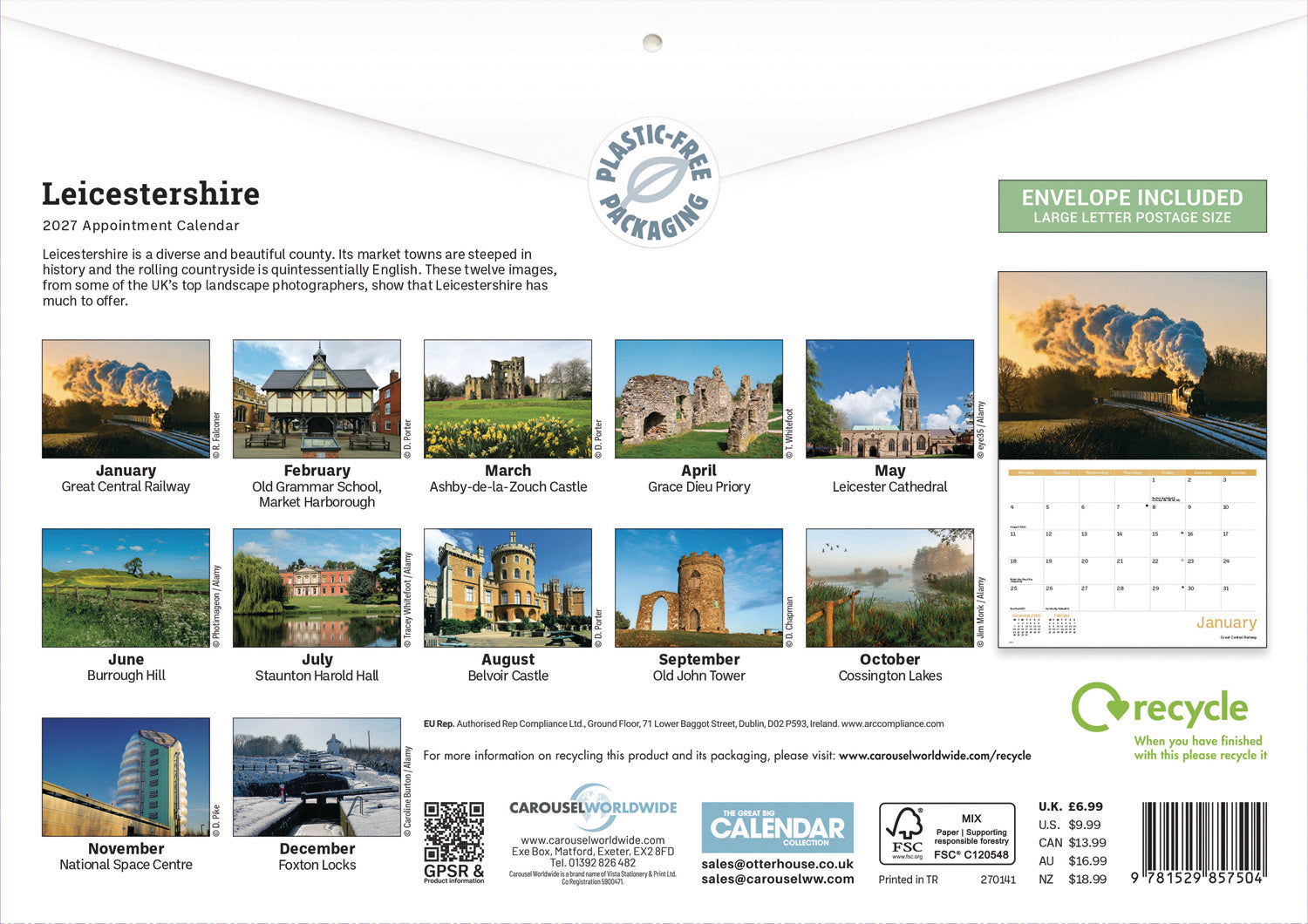otter-house-leicestershire-a4-kalender-2027-wandkalender-monatsbilder image 2