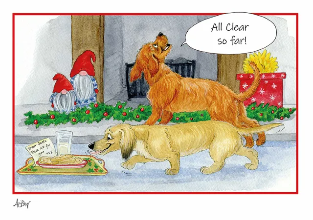 otter-house-christmas-alison-s-animals-weihnachtskarte-all-clear image 1