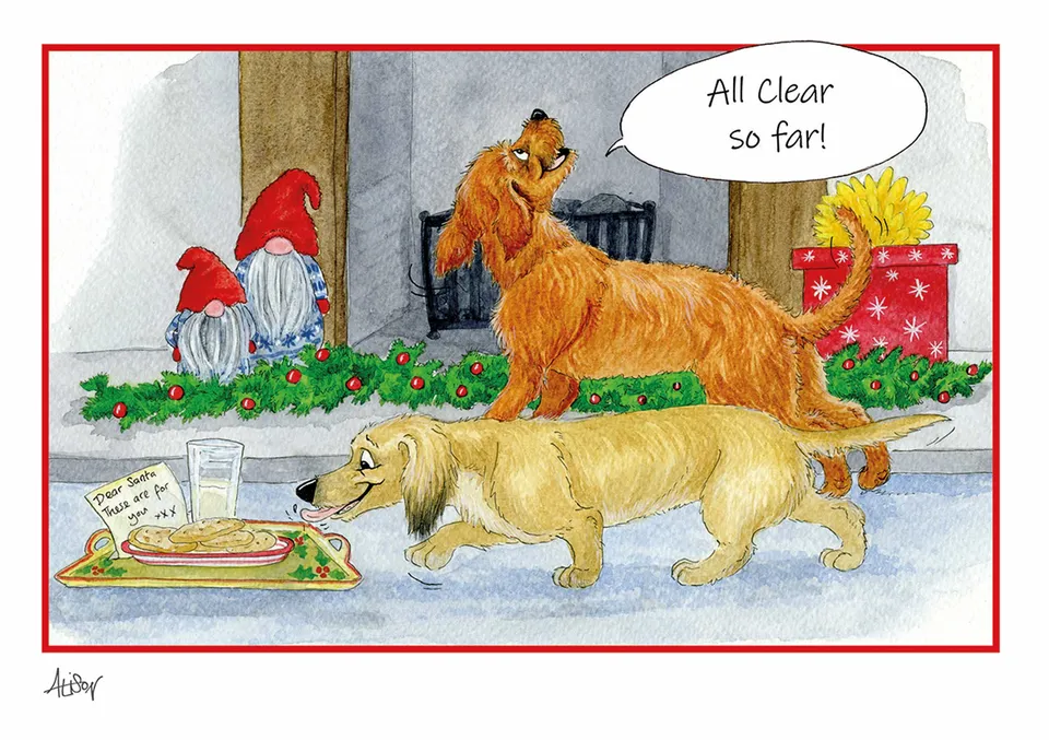 otter-house-christmas-alison-s-animals-weihnachtskarte-all-clear image 1