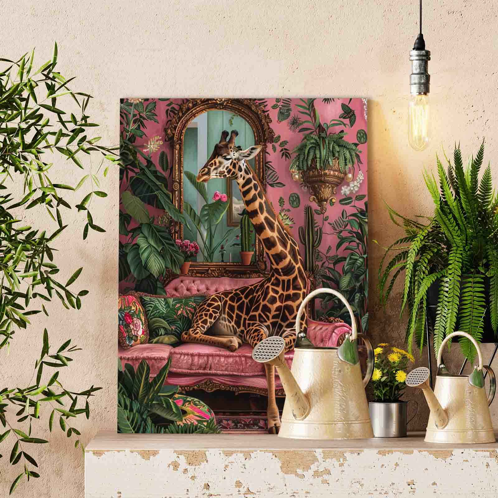 tucocoo-victorian-jungle-giraffe-malen-nach-zahlen-tiermotiv image 2