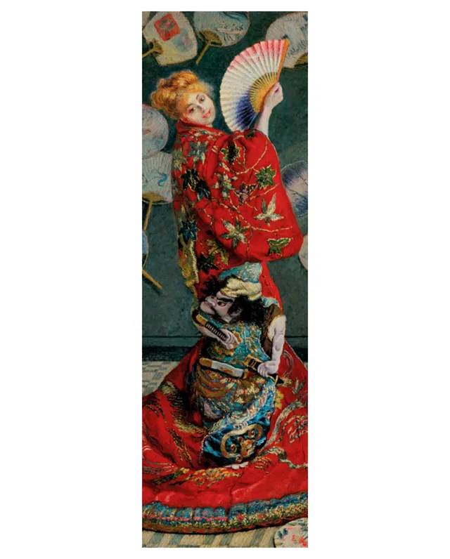 pomegranate-bookmarks-claude-monet-la-japonaise-lesezeichen-impressionismus image 1