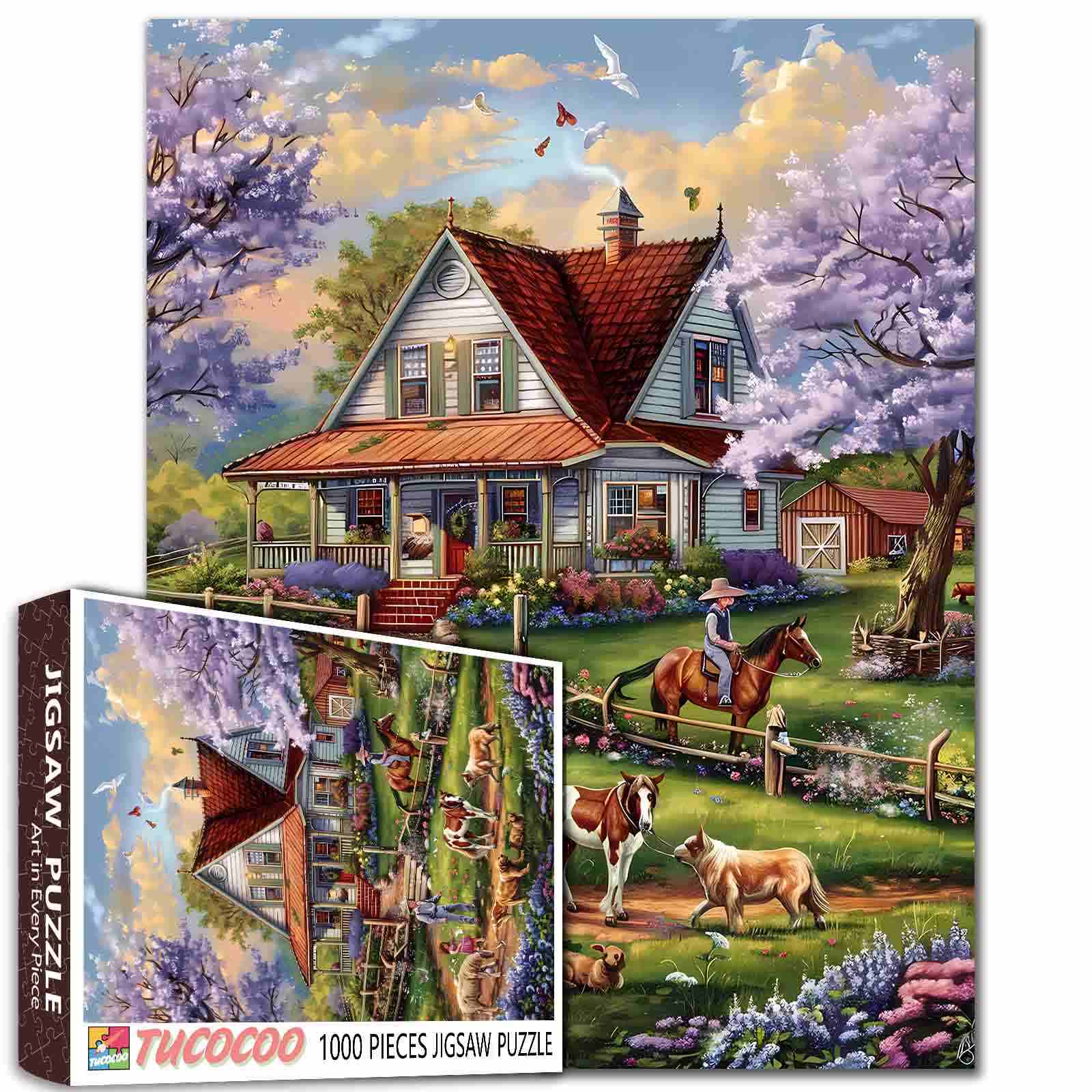 tucocoo-countryside-home-puzzle-1000-teile-landhaus image 1