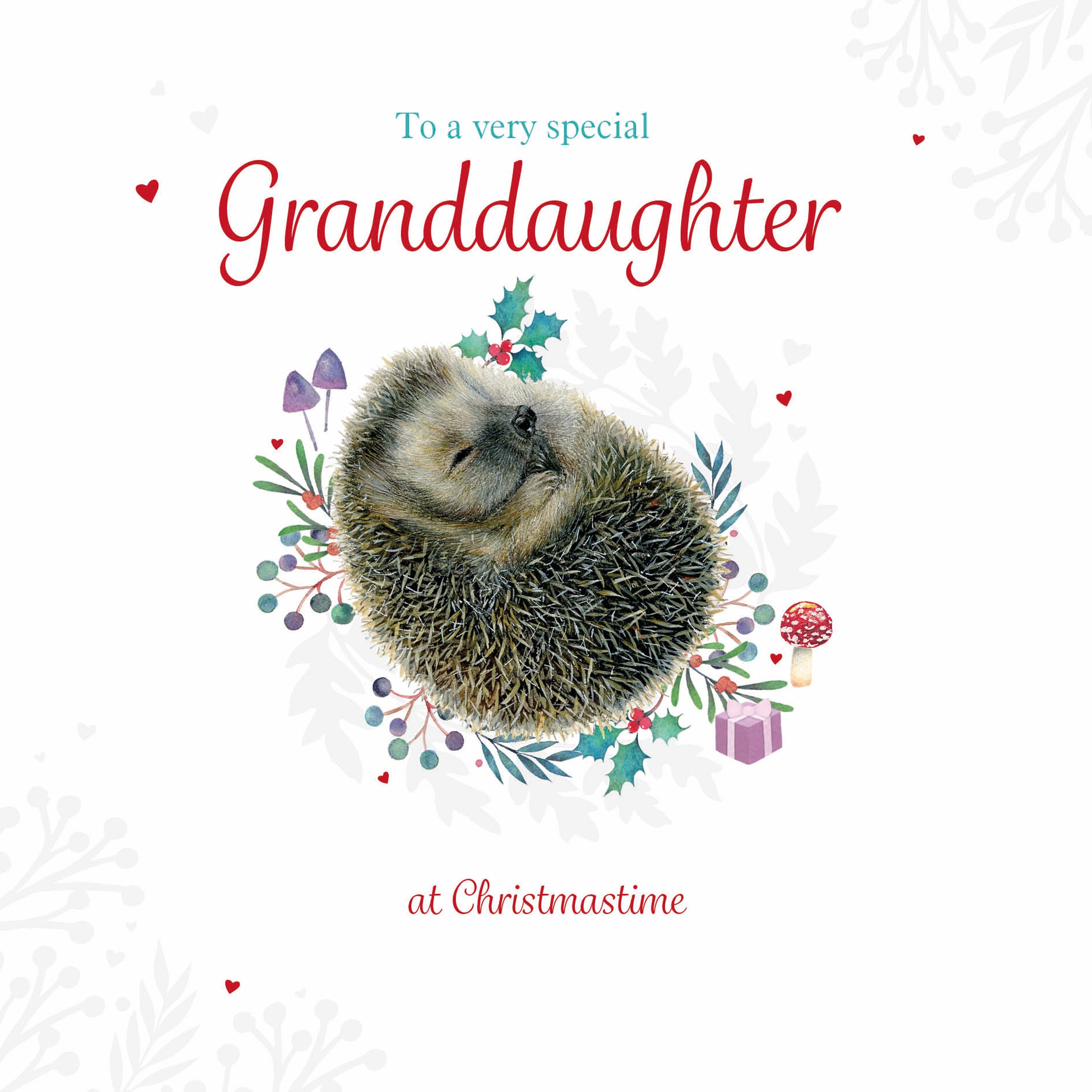 otter-house-weihnachtskarte-enkelin-igel-einzelkarte image 1