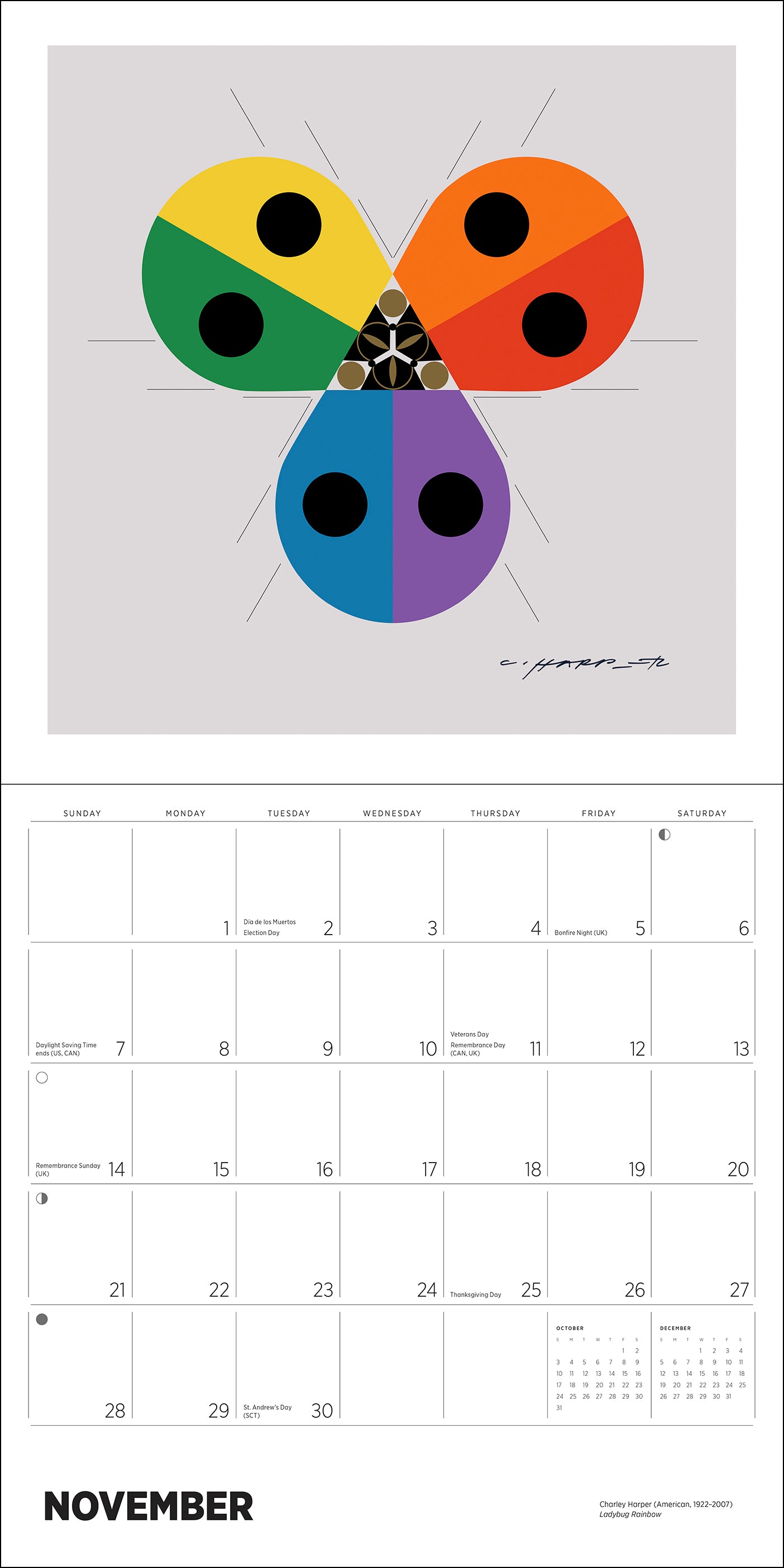 pomegranate-charley-harper-2027-wandkalender-v-gel image 5