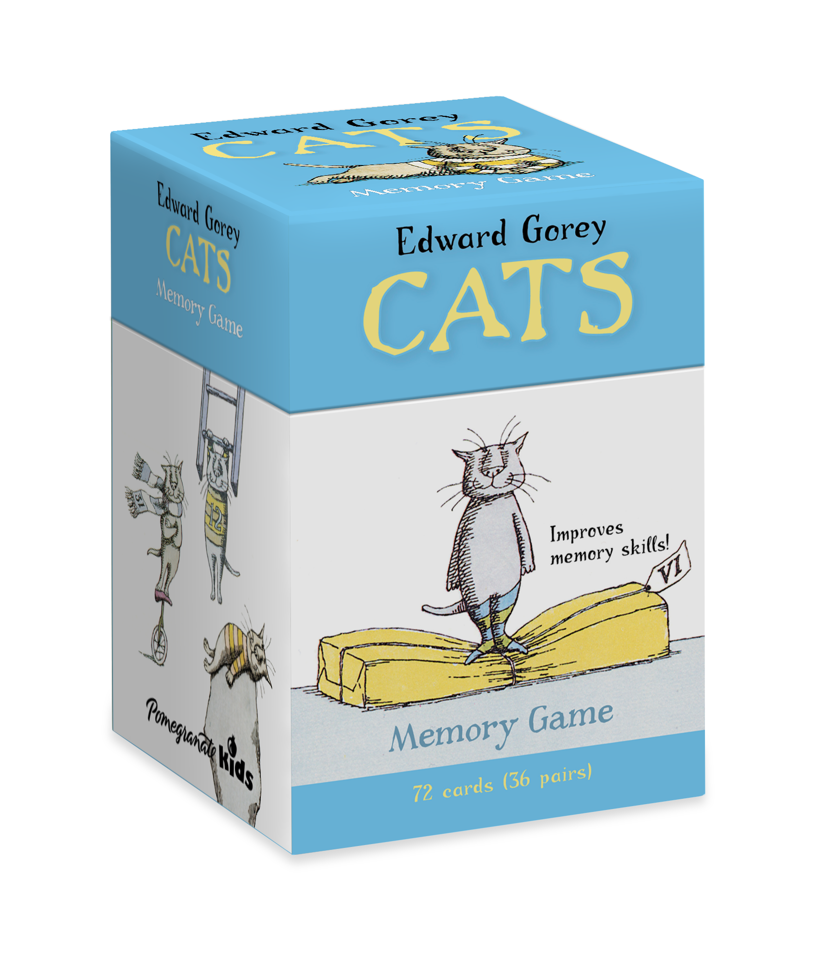 pomegranate-edward-gorey-cats-memory-spiel-katzen image 1