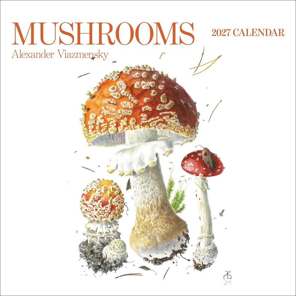 pomegranate-mushrooms-alexander-viazmensky-2027-wandkalender image 1