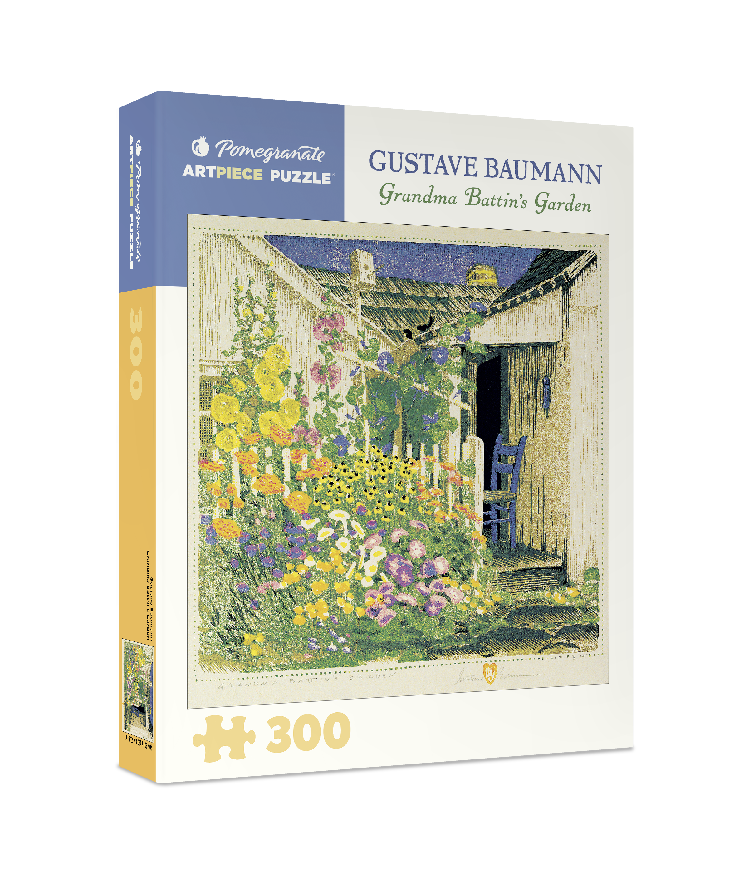 pomegranate-gustave-baumann-grandma-battin-s-garden-300-teile-puzzle image 1