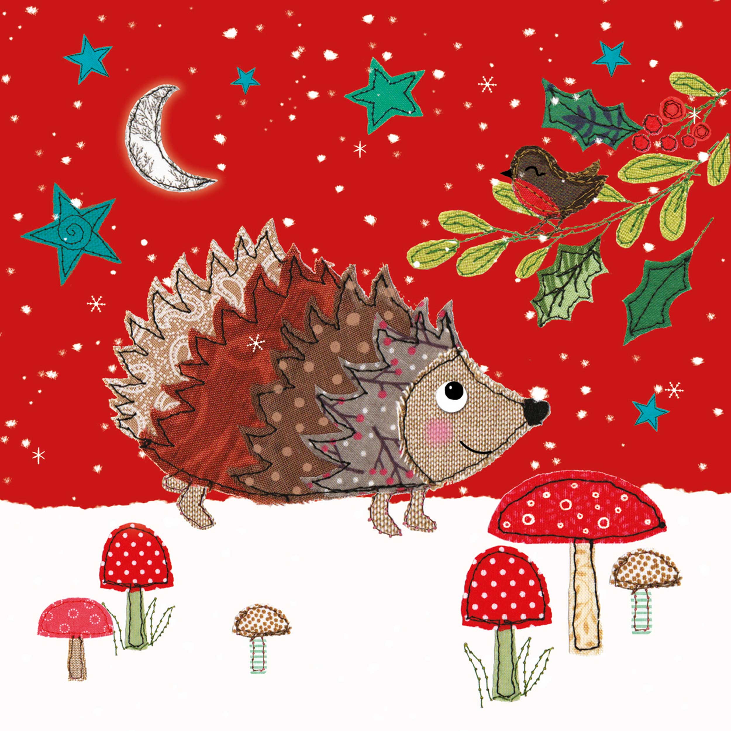 otter-house-christmas-hedgehog-weihnachtskarten-set-igel image 1