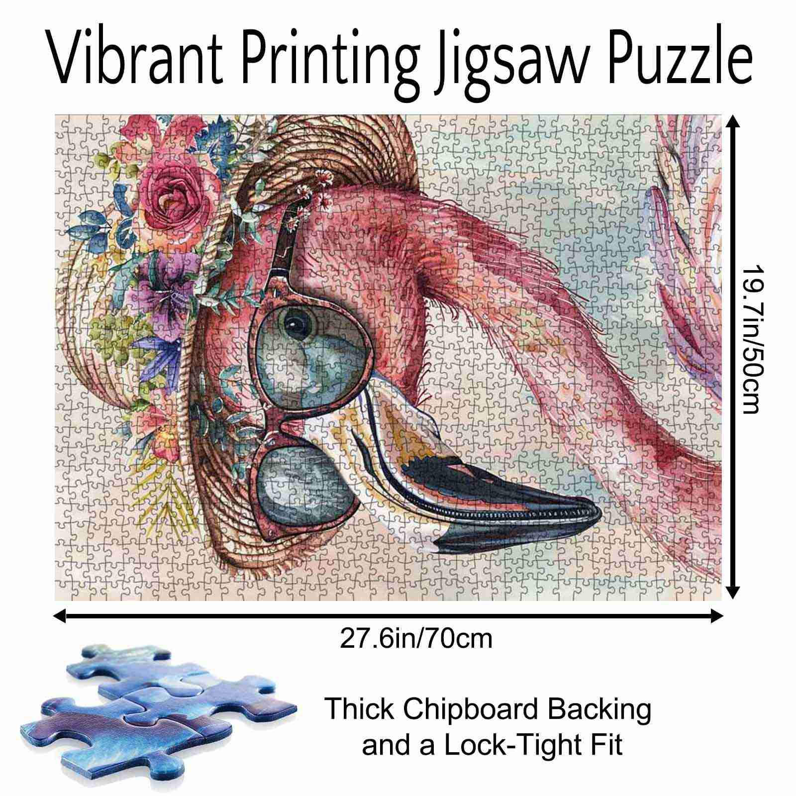tucocoo-flamingo-flower-crown-puzzle-1000-teile image 5