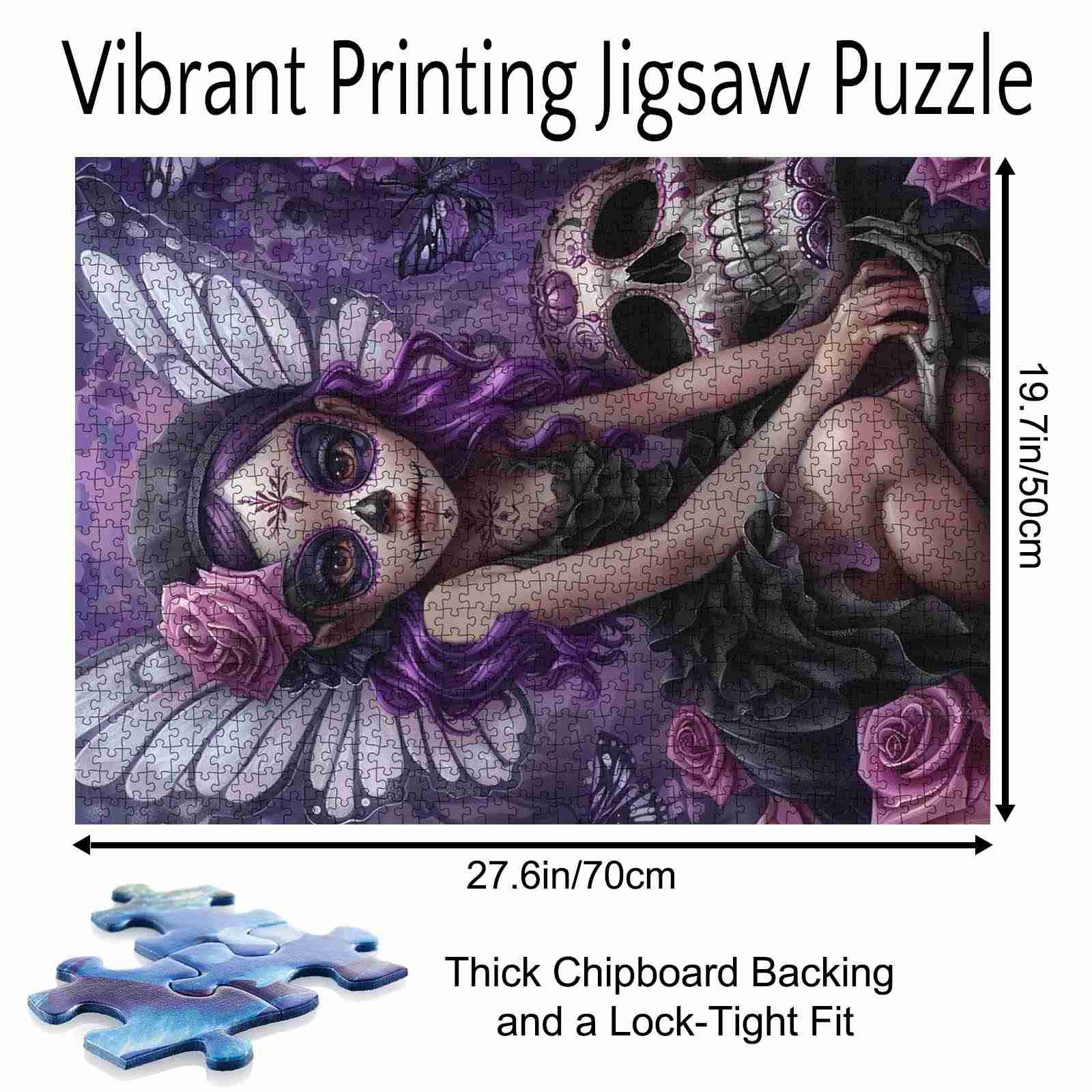 tucocoo-purple-fairy-skeleton-puzzle-1000-teile-fantasy image 5