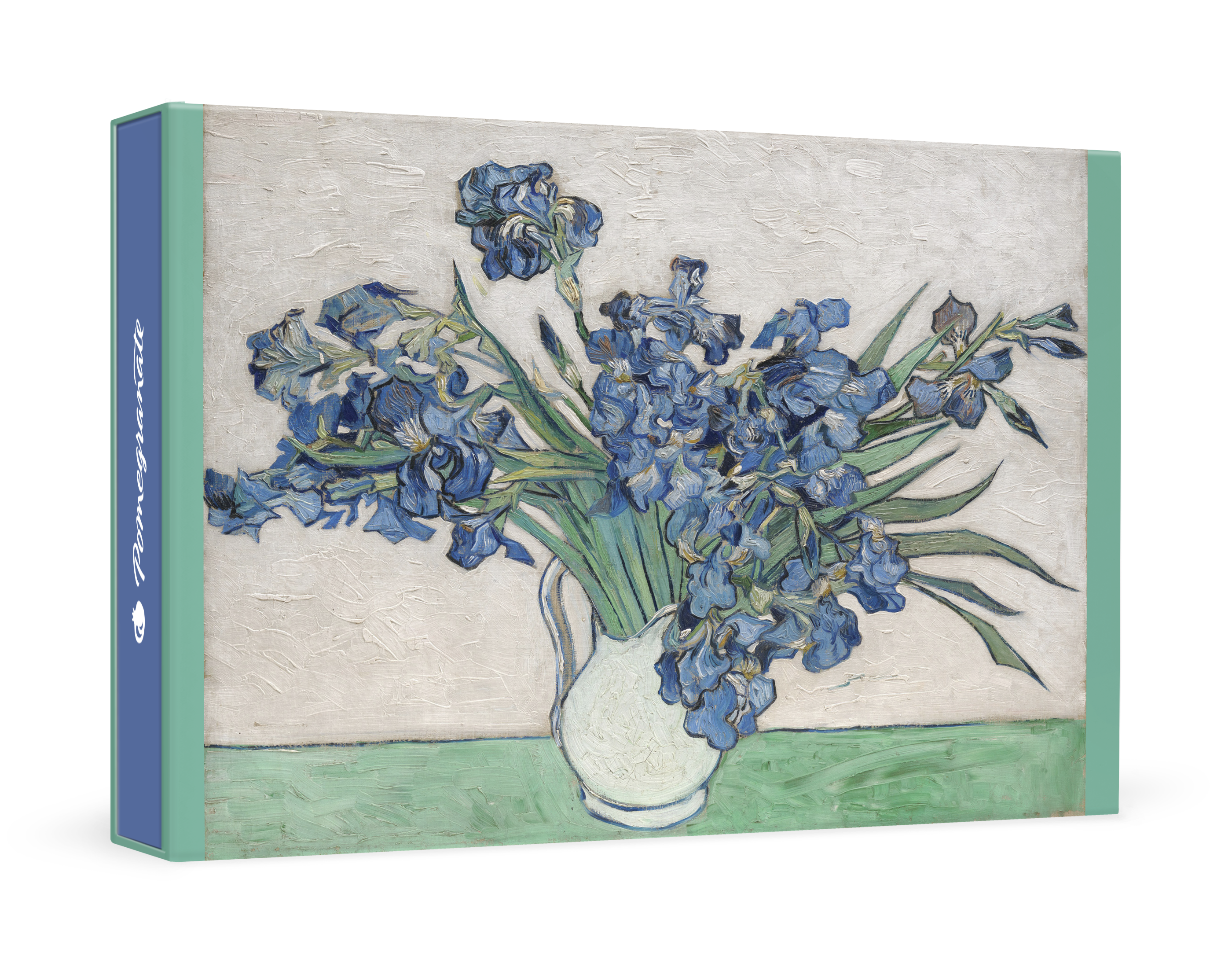 pomegranate-van-gogh-irises-dankeskarten-10er-set image 1