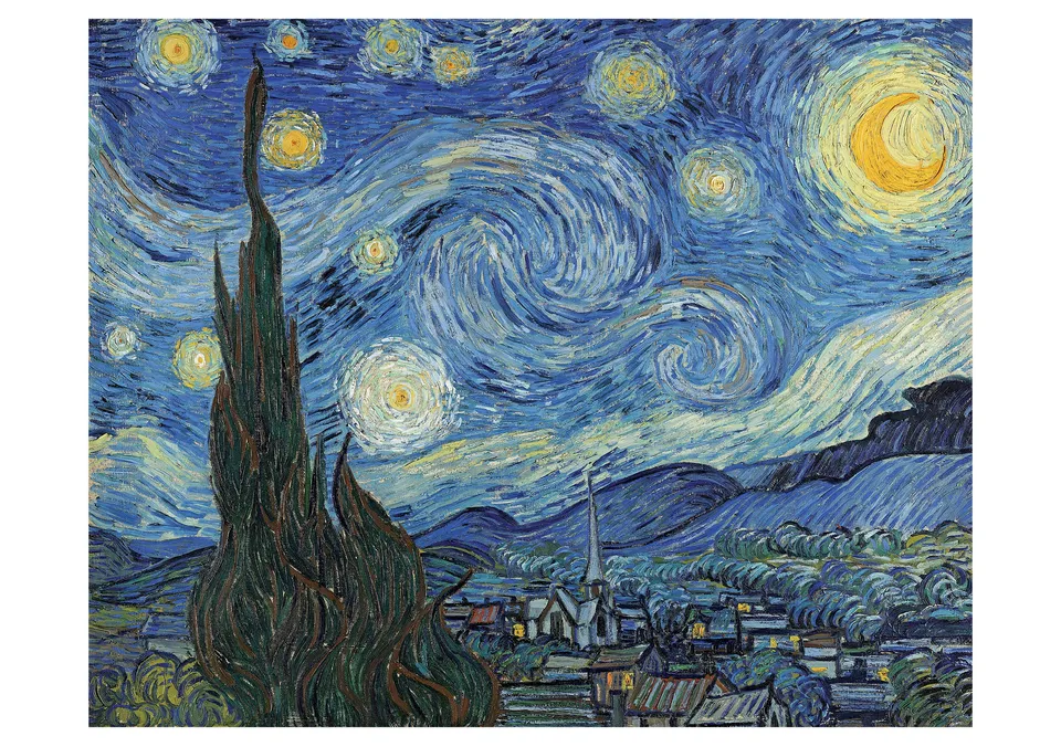 pomegranate-birthday-cards-van-gogh-sternennacht-geburtstag image 1