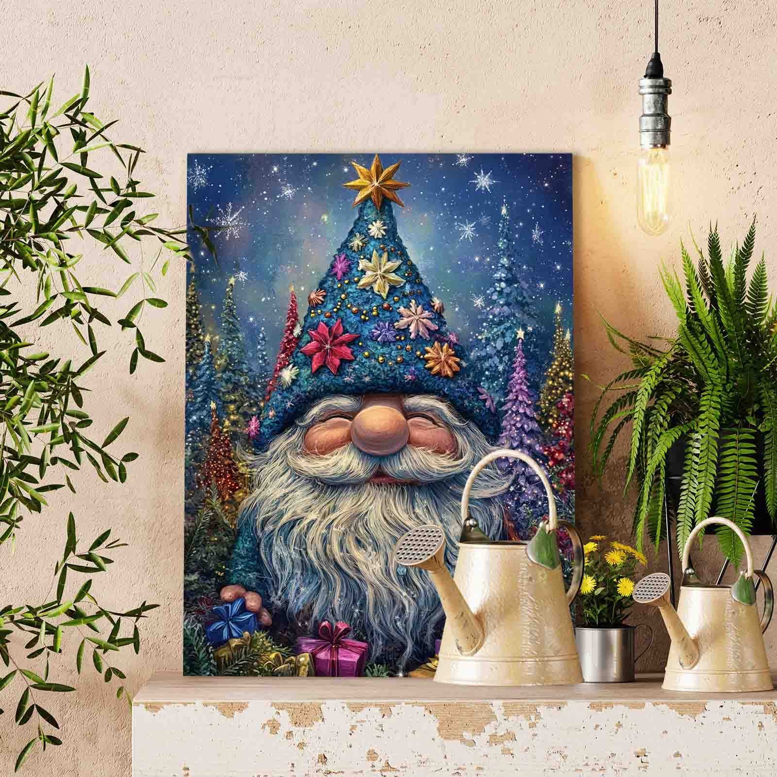 tucocoo-festive-gnome-in-gift-forest-malen-nach-zahlen image 2