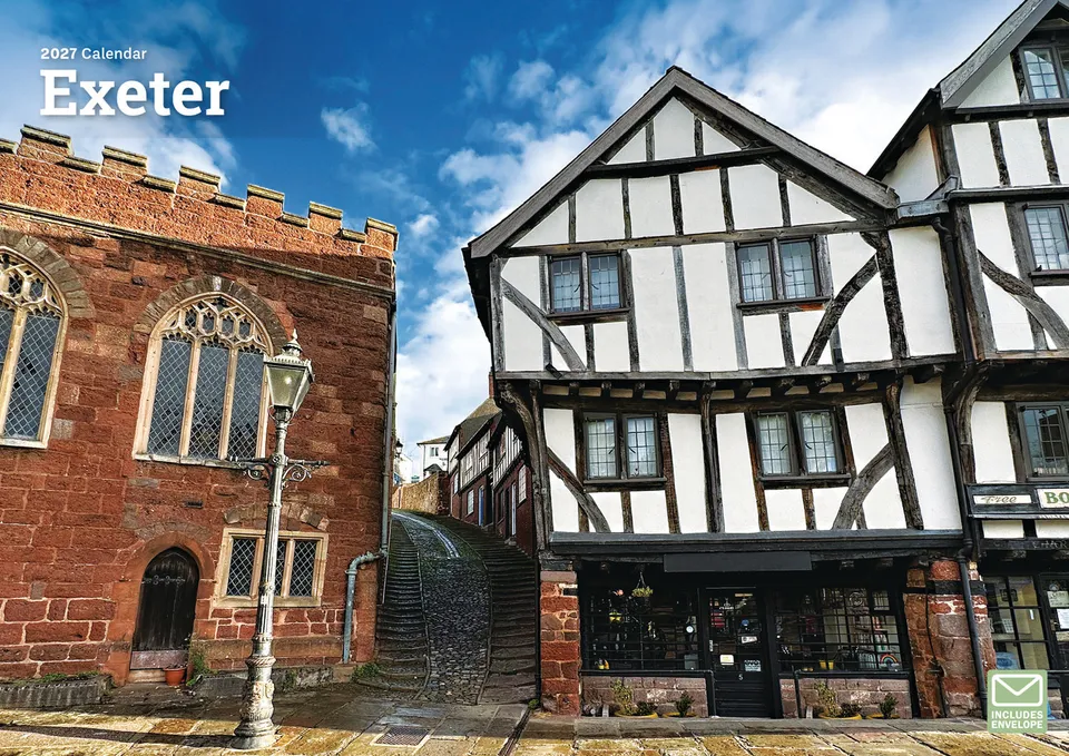 otter-house-exeter-a4-kalender-2027-stadt image 1