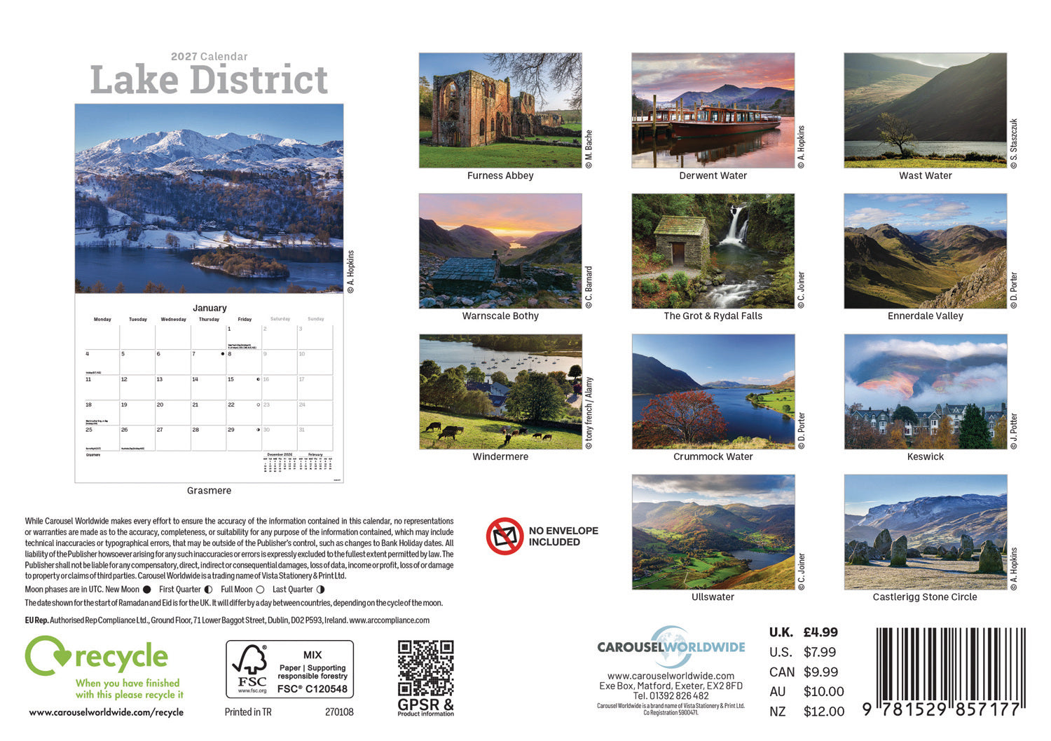 otter-house-lake-district-a5-kalender-2027-landschaft image 2