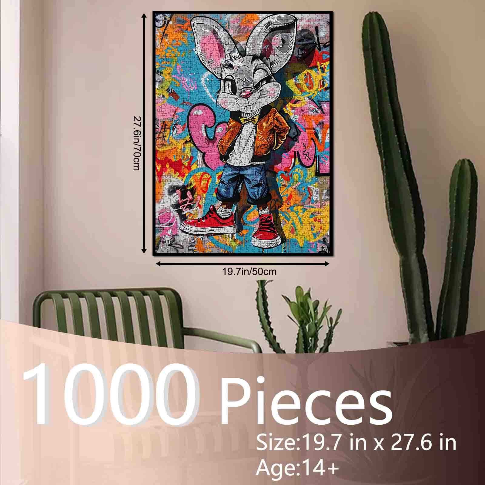 tucocoo-cool-graffiti-bunny-puzzle-1000-teile-hase-streetart image 5