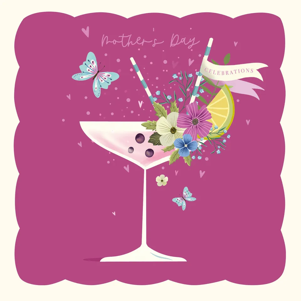 otter-house-muttertagskarte-cocktail-celebrations-blumen image 1