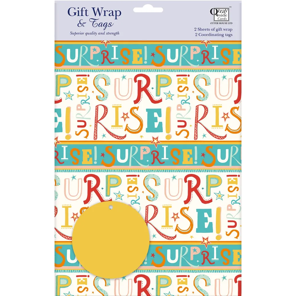 otter-house-surprise-text-geschenkpapier-set-sterne-2-bogen image 1