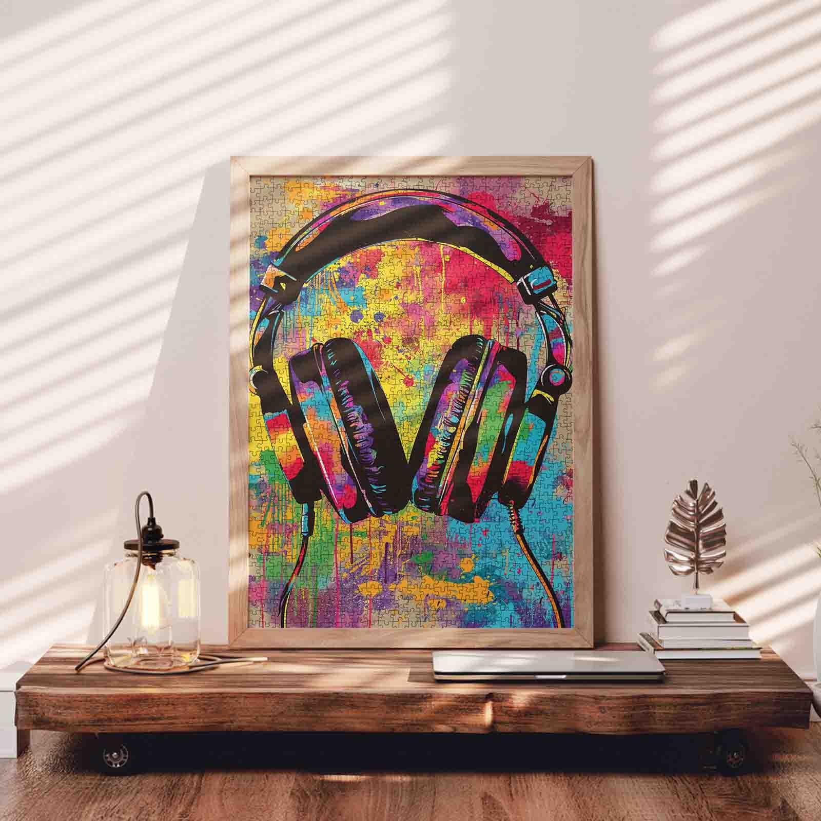 tucocoo-jigsaw-puzzles-graffiti-headphones-puzzle-1000-teile-musik image 3