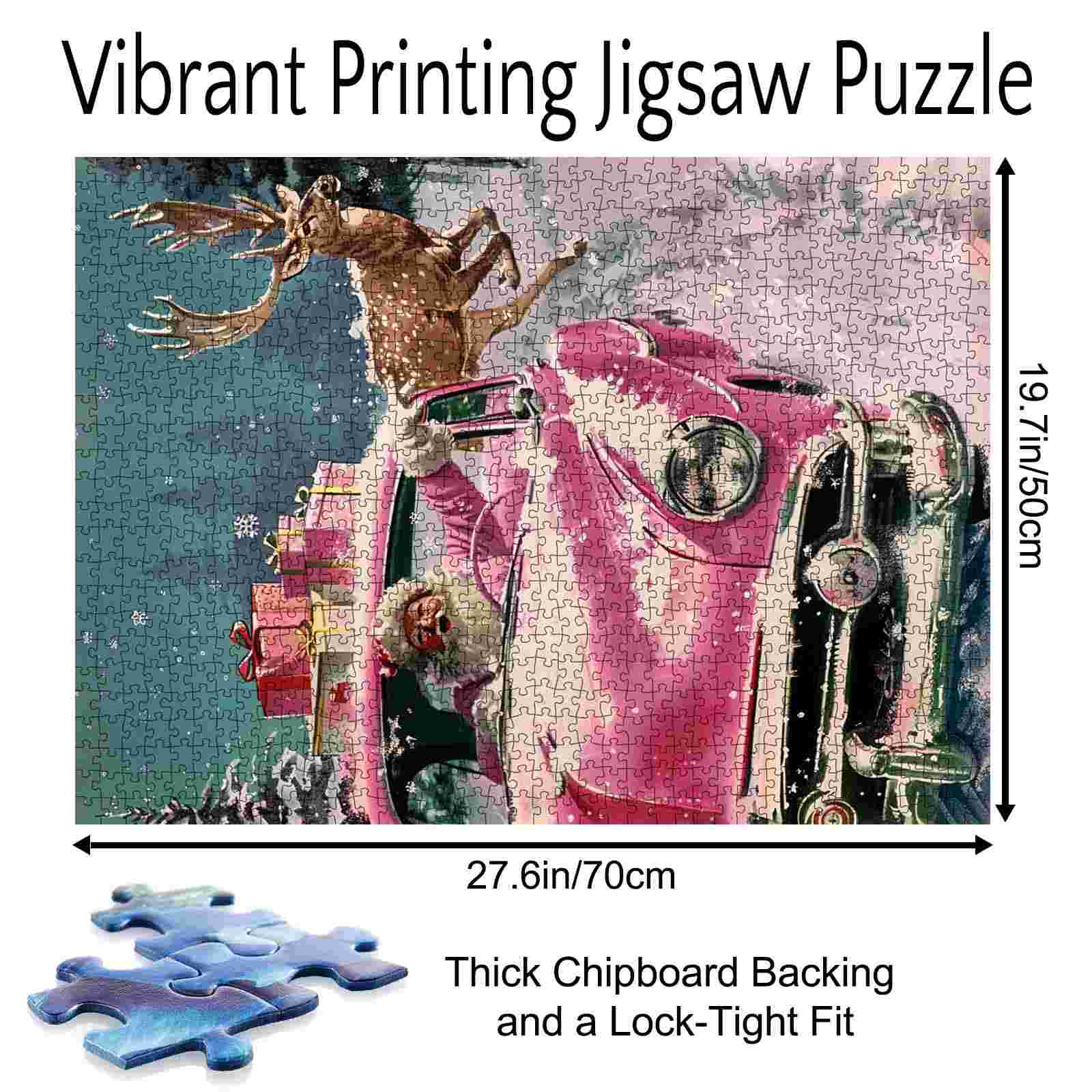 tucocoo-pink-christmas-drive-puzzle-1000-teile-weihnachten image 5