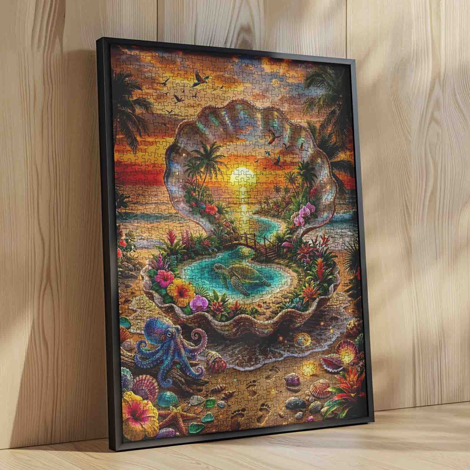 tucocoo-jigsaw-puzzles-tropical-shell-lagoon-puzzle-1000-teile image 4