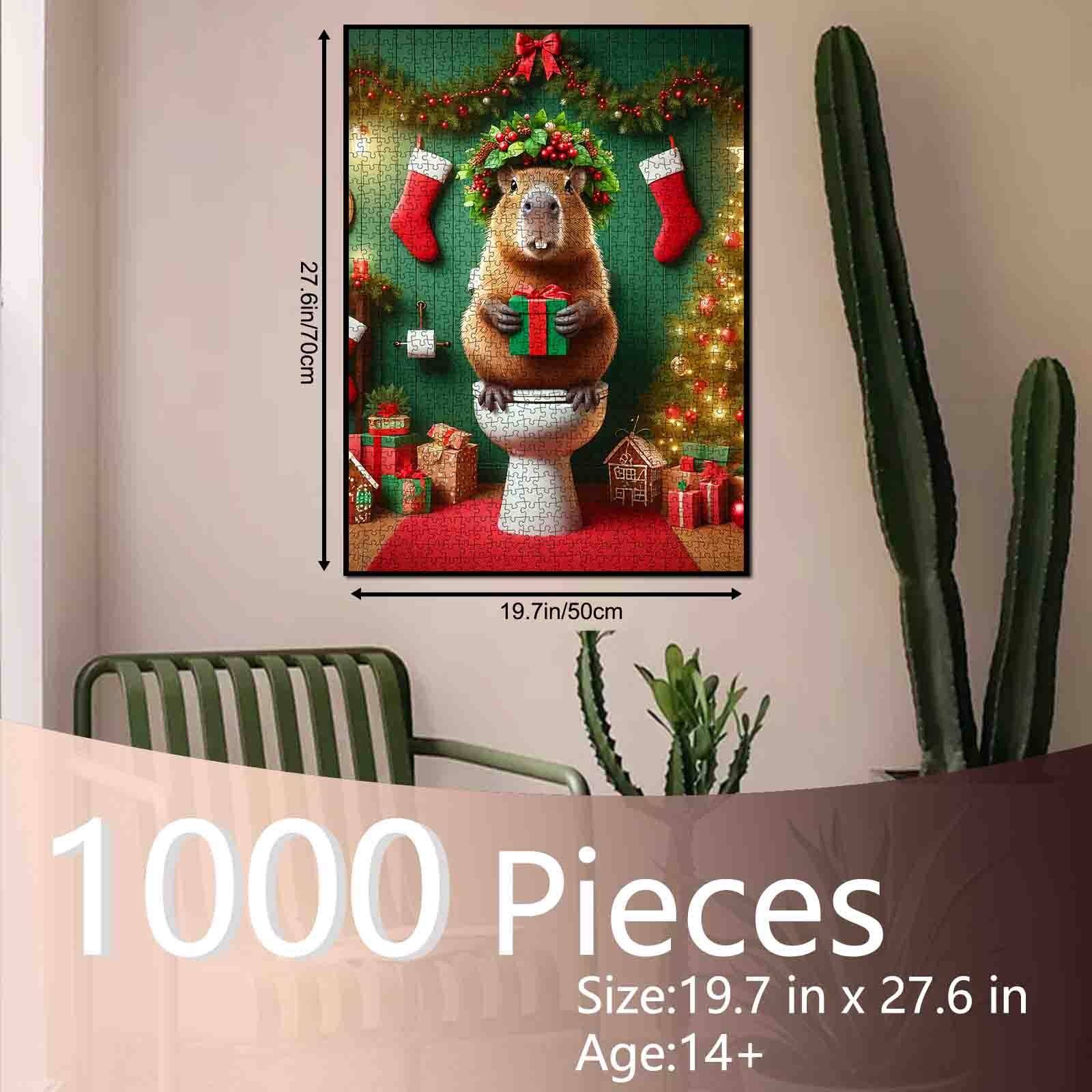 tucocoo-christmas-gift-guardian-puzzle-1000-teile-biber image 5