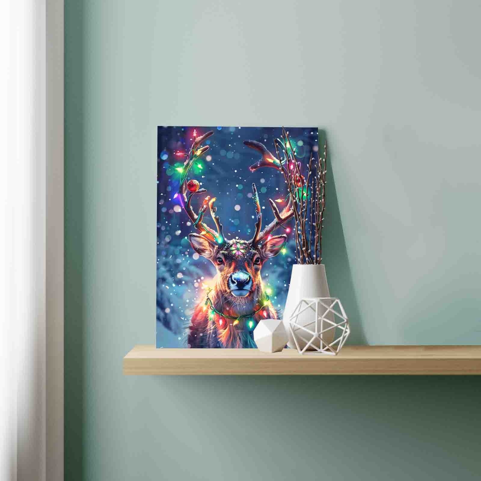 tucocoo-paint-by-numbers-christmas-deer-lights-bild-40x50-hirsch image 3