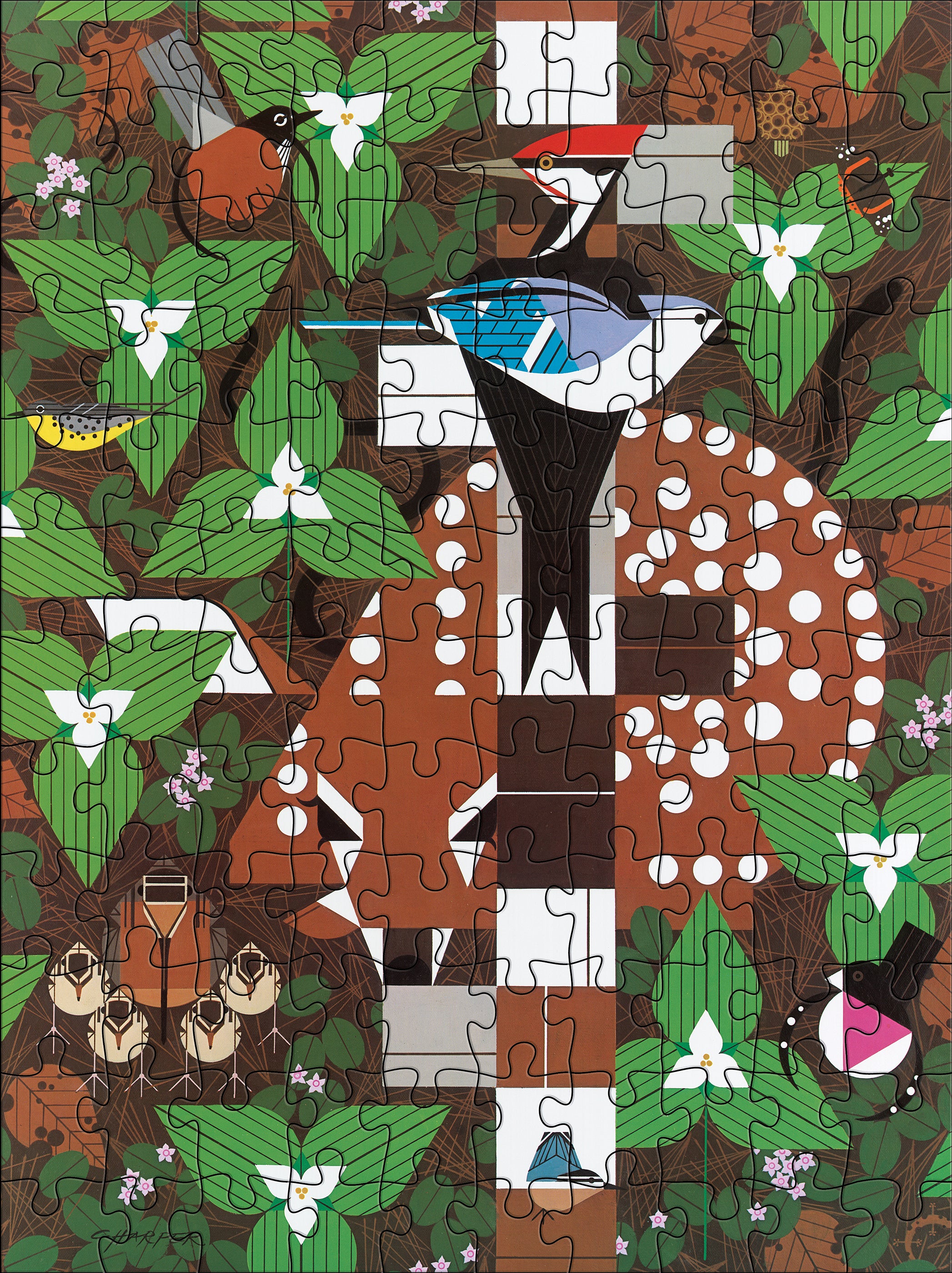 pomegranate-charley-harper-120-teile-puzzle-set-v-gel-doppelseitig image 5