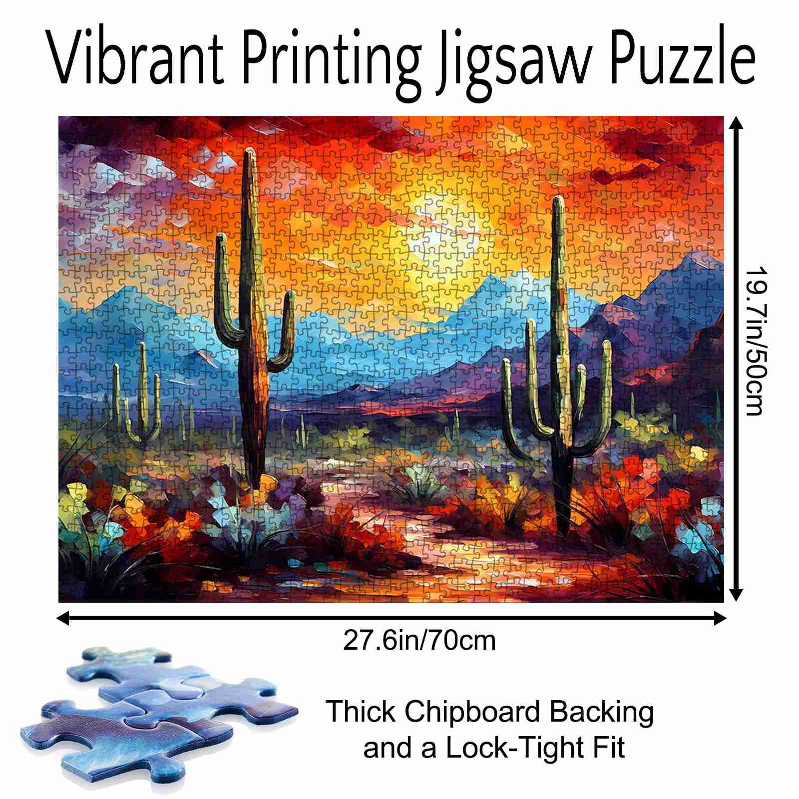 tucocoo-saguaro-cacti-landscape-artwork-puzzle-1000-teile image 5