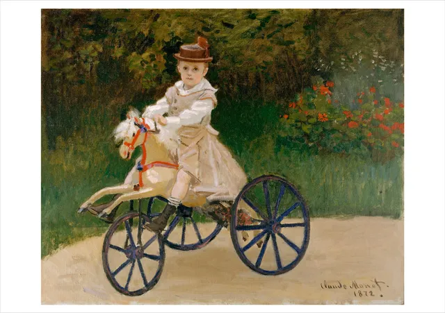 pomegranate-monet-jean-monet-hobby-horse-klappkarte-einzeln image 1