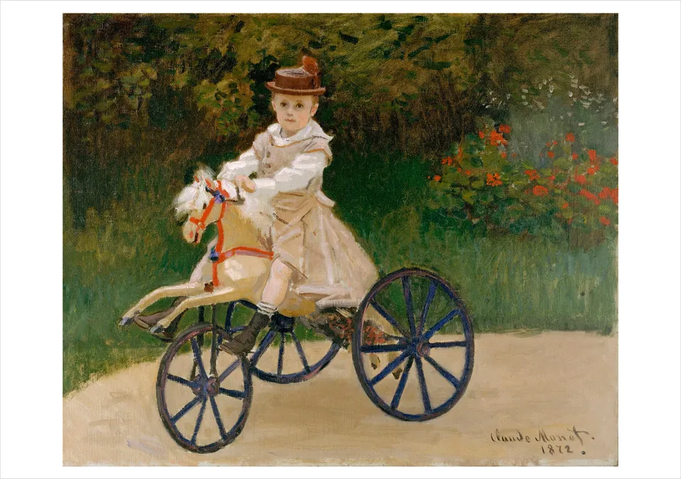 pomegranate-monet-jean-monet-hobby-horse-klappkarte-einzeln image 1