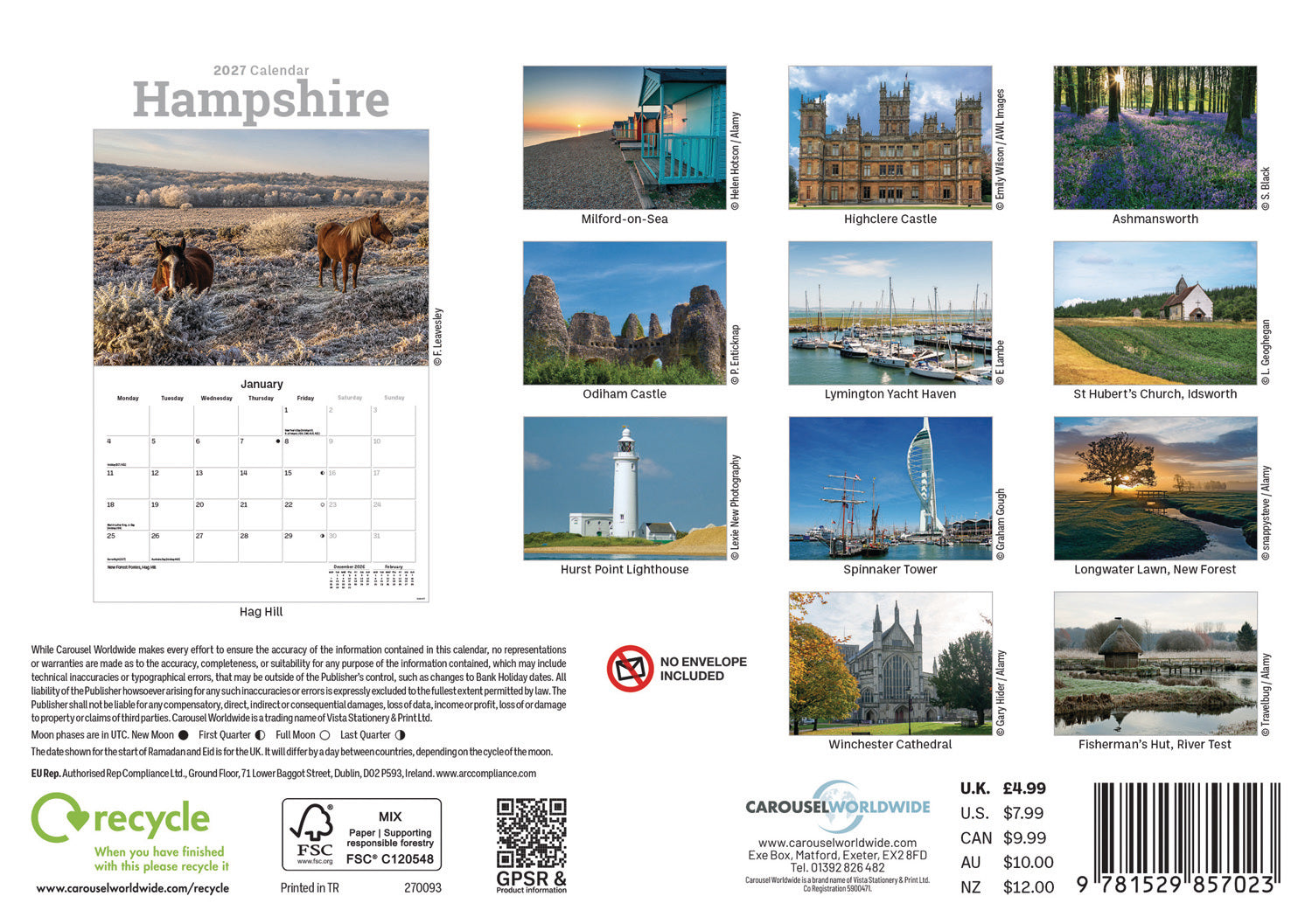 otter-house-hampshire-a5-kalender-2027-regionalkalender-landschaft image 2