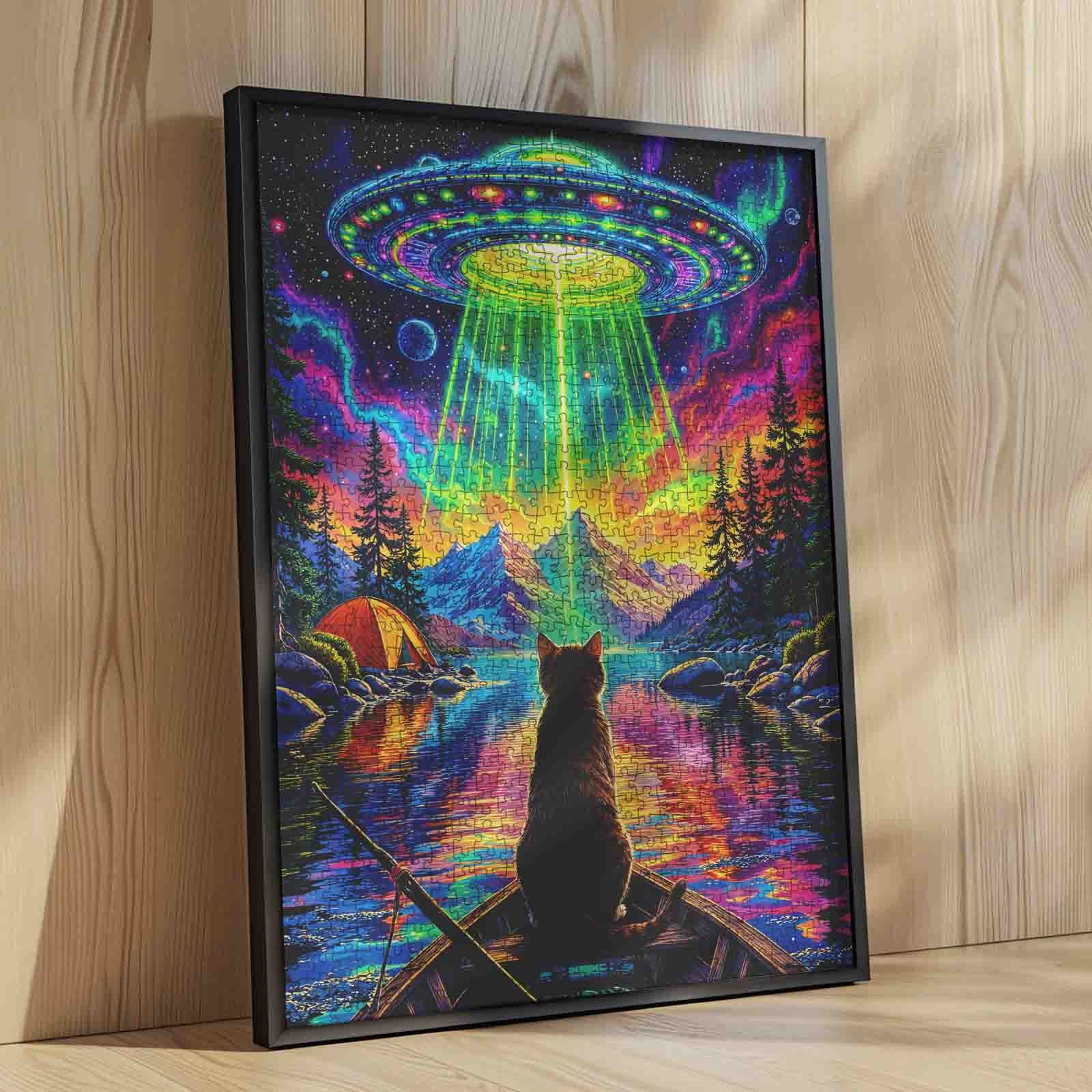 tucocoo-alien-light-mountain-lake-puzzle-1000-teile-nacht image 4