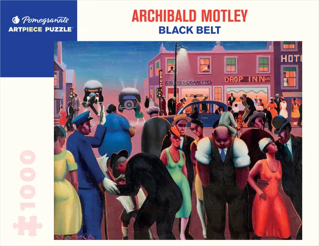 pomegranate-black-belt-1000-teile-puzzle-archibald-motley image 1