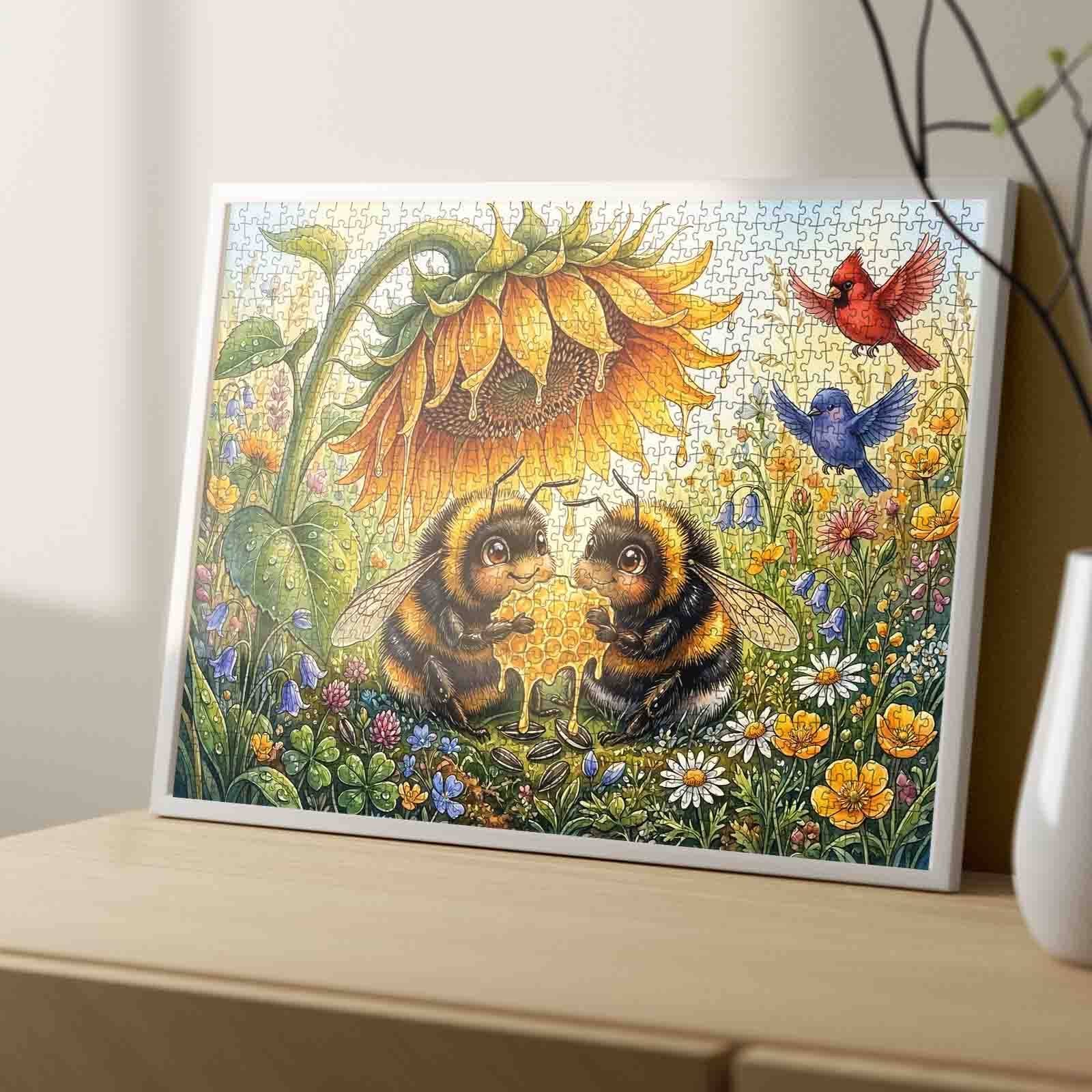 tucocoo-sweet-honeybee-garden-puzzle-1000-teile-bienen image 4