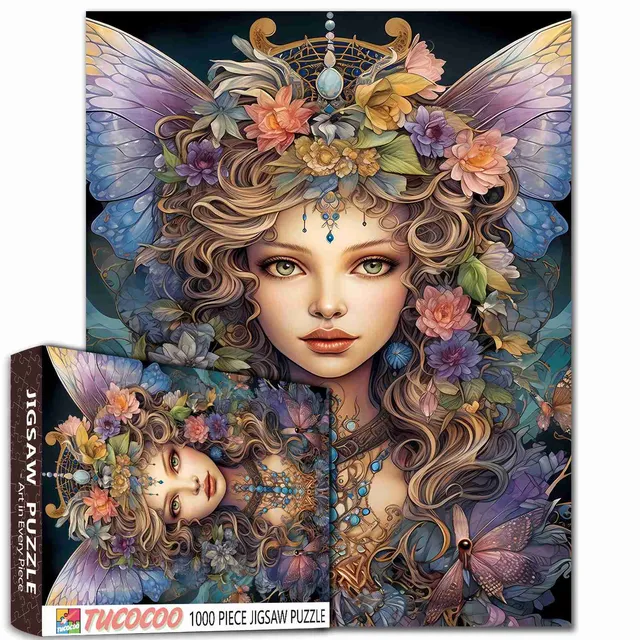 tucocoo-enchanted-blossom-fairy-1000-teile-puzzle-fee image 1