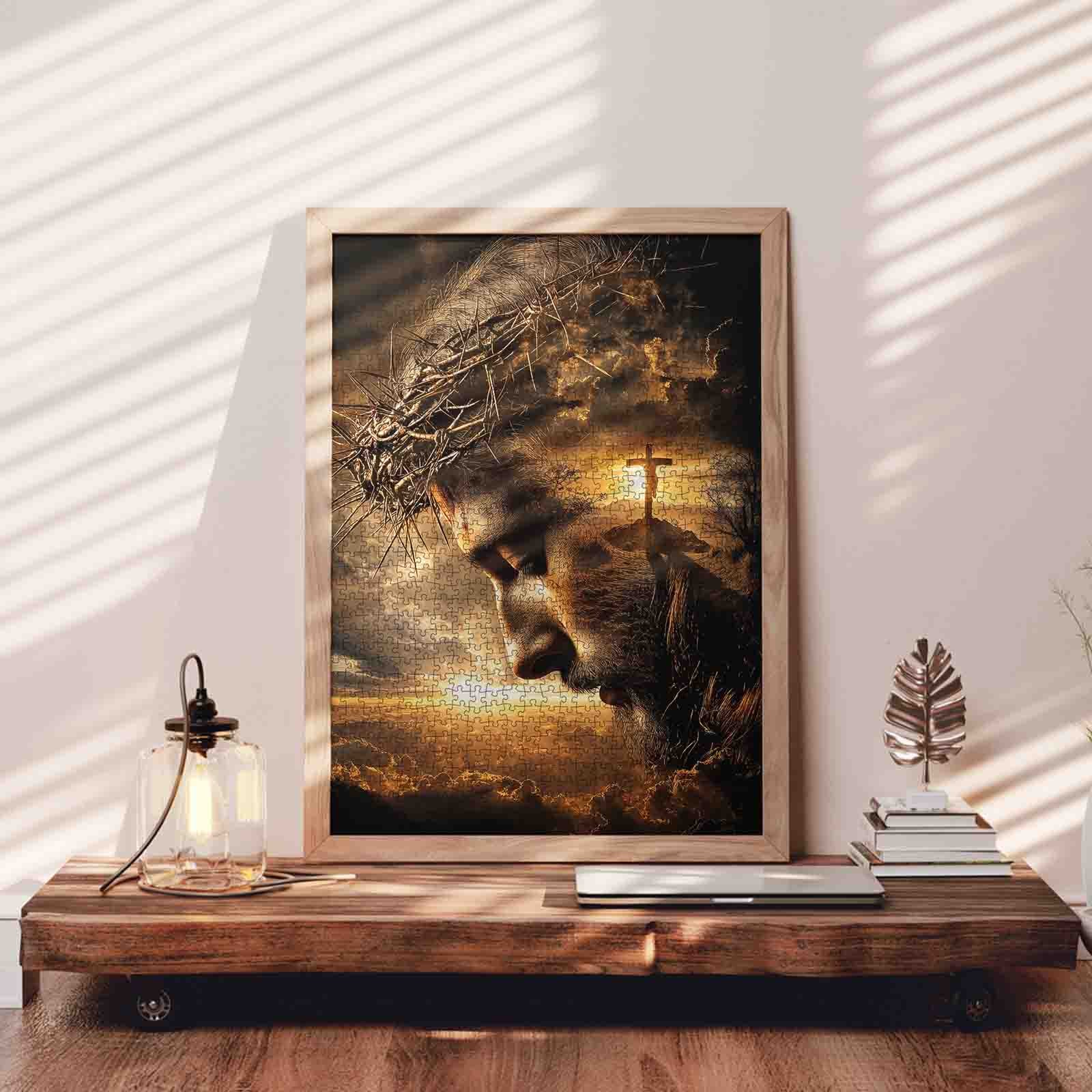 tucocoo-crowned-savior-puzzle-1000-teile-jesus-glauben image 3