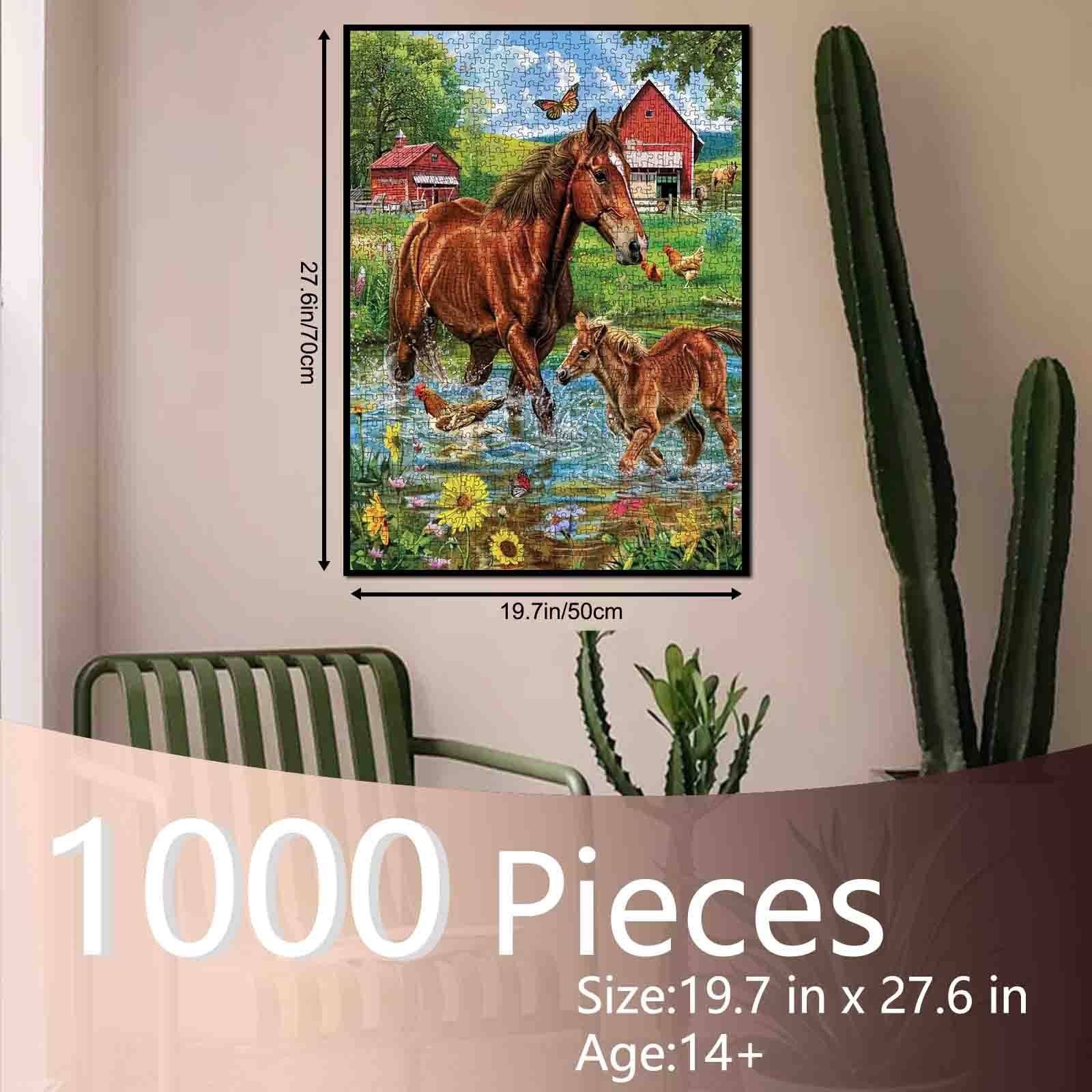 tucocoo-horse-and-foal-farm-puzzle-1000-teile-pferde image 5