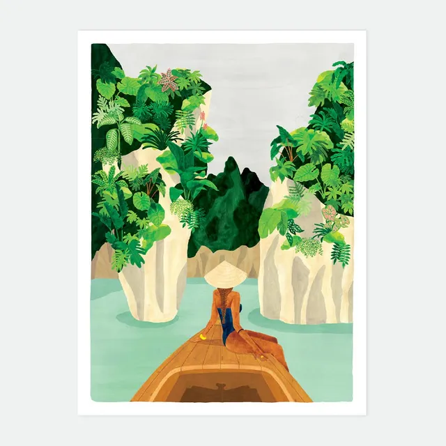 all-the-ways-to-say-bay-poster-medium-29-7-x-39-7-cm-frau-am-meer image 1