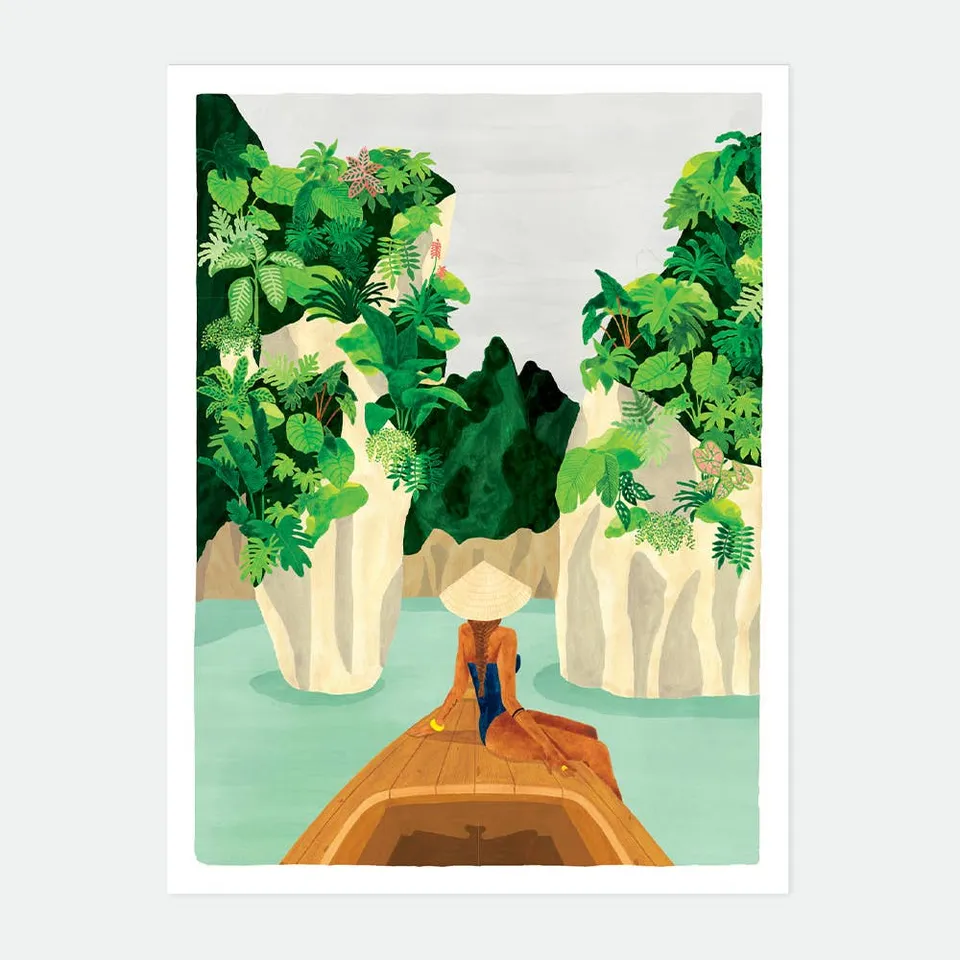 all-the-ways-to-say-bay-poster-medium-29-7-x-39-7-cm-frau-am-meer image 1