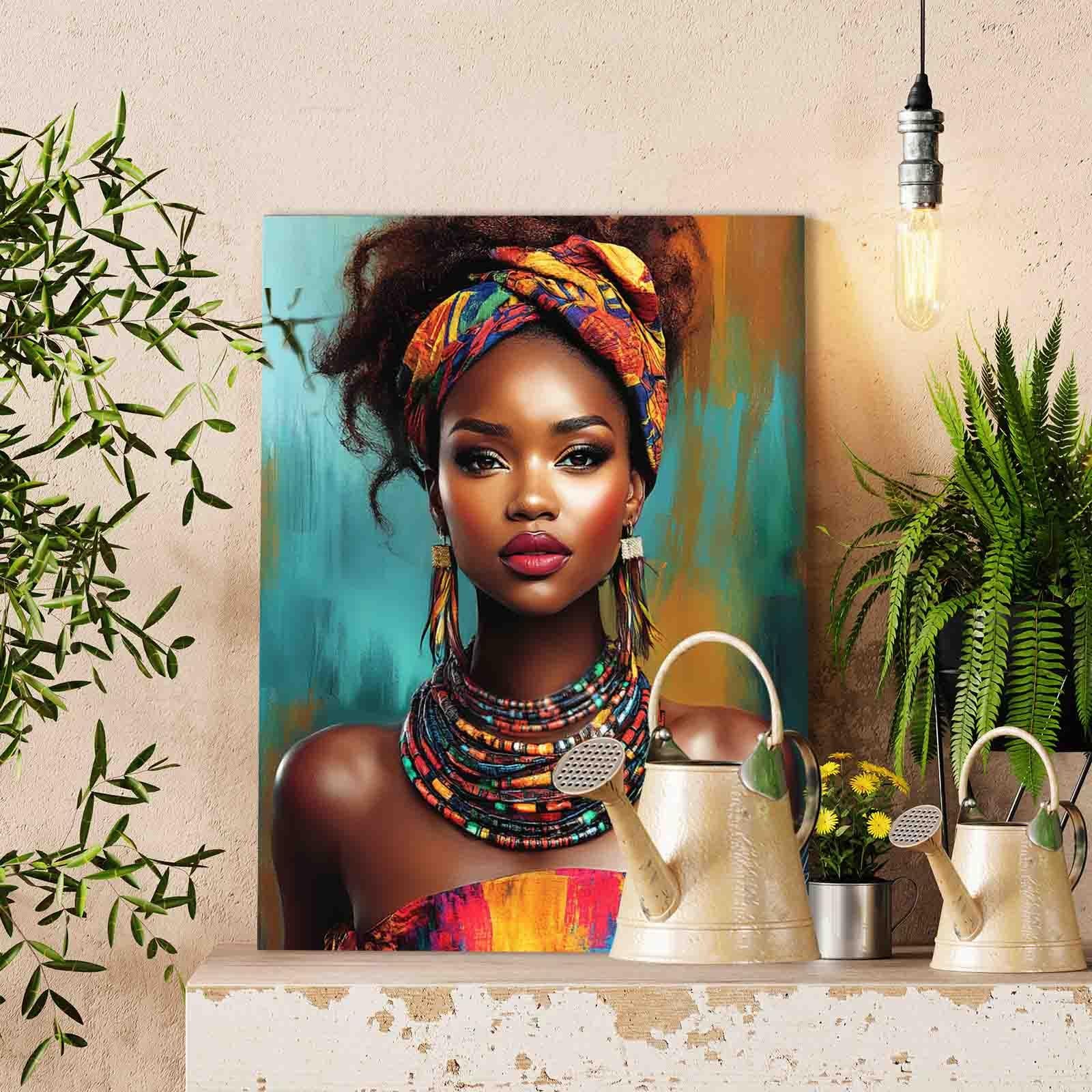 tucocoo-radiant-tribal-beauty-malen-nach-zahlen-portrait image 2