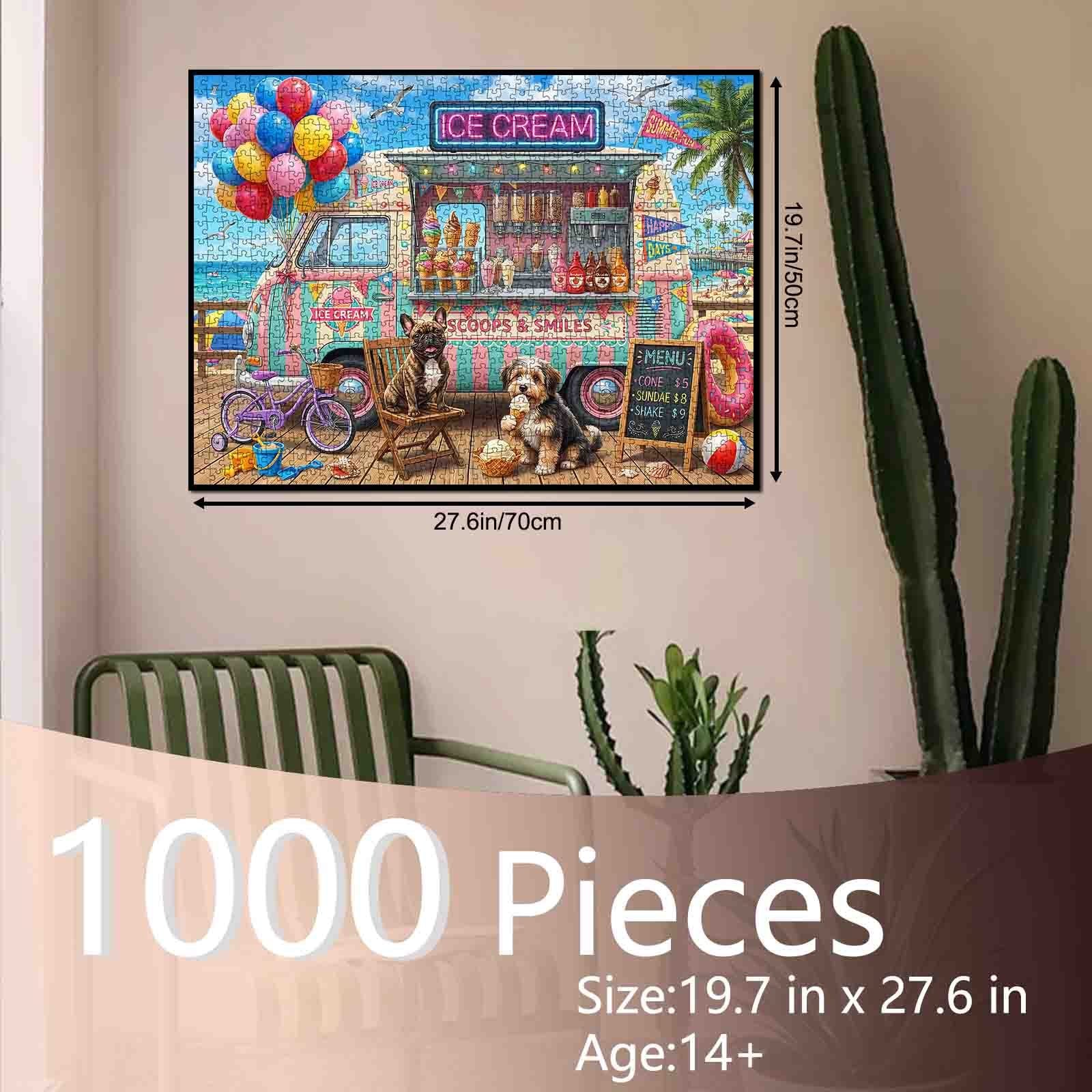 tucocoo-jigsaw-puzzles-eiswagen-strand-puzzle-1000-teile image 5