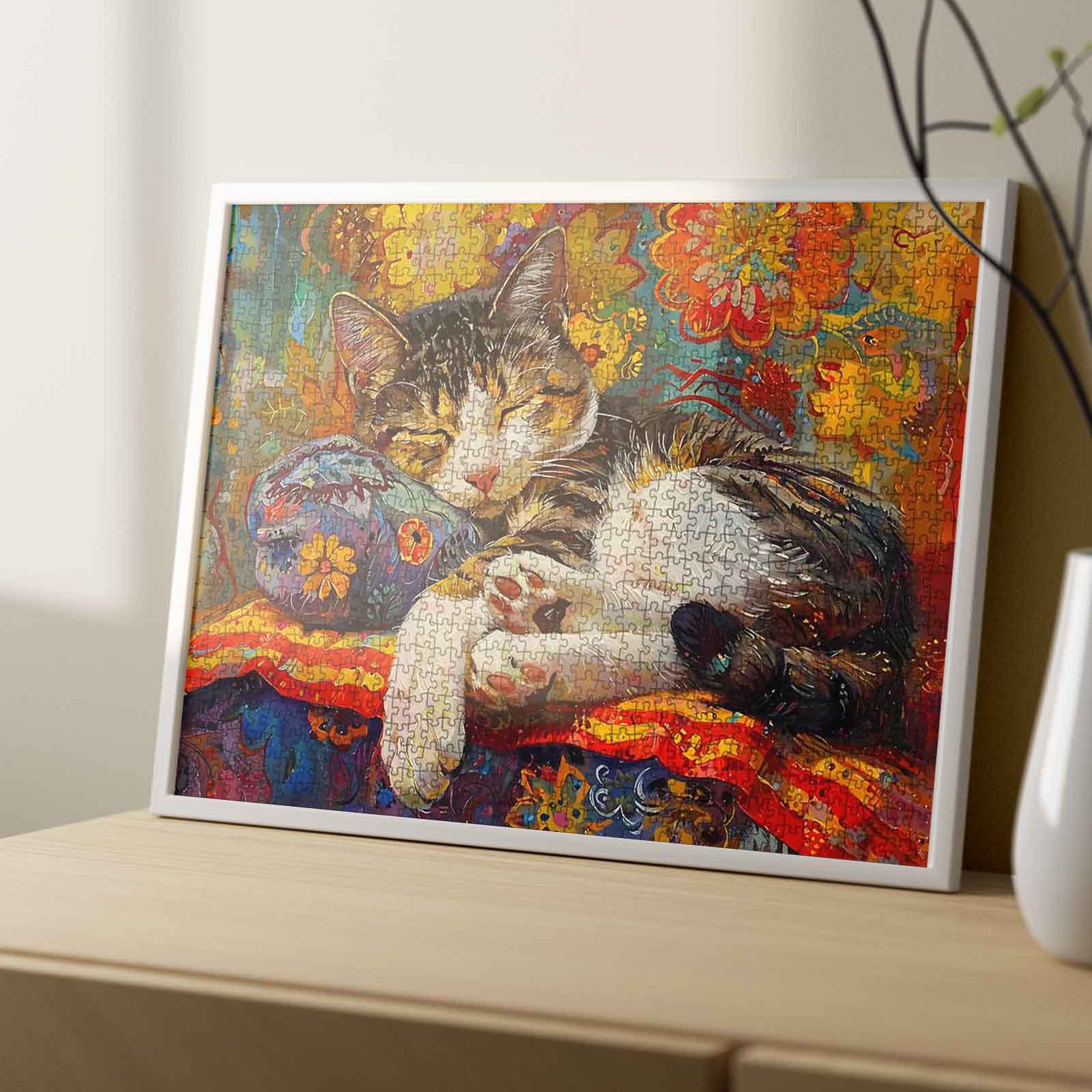 tucocoo-cozy-cat-nap-puzzle-1000-teile-katze image 4
