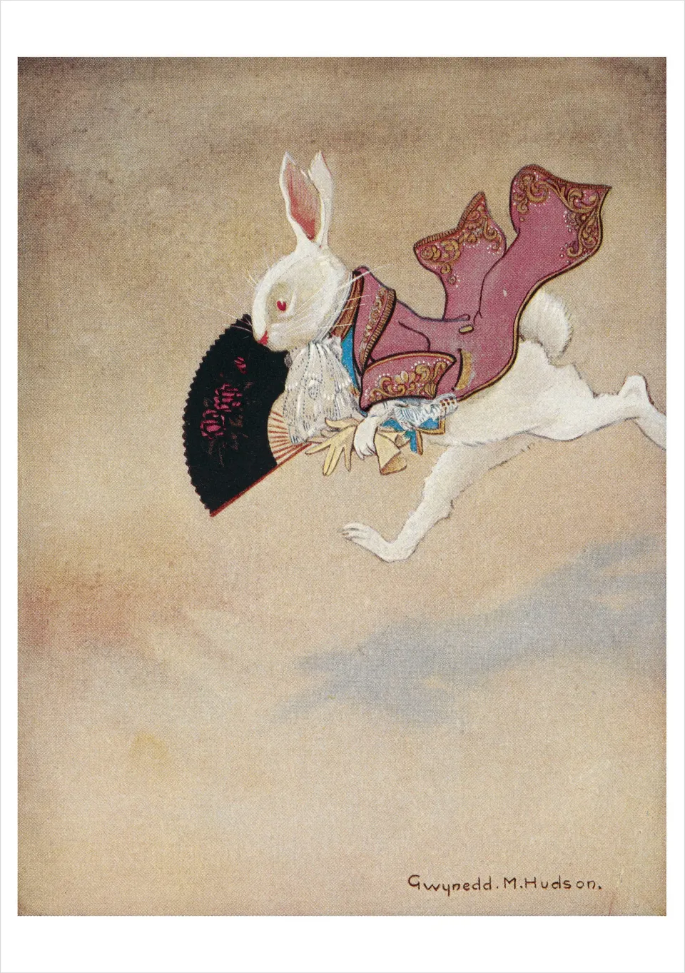 pomegranate-birthday-cards-gwynedd-hudson-white-rabbit-geburtstagskarte image 1